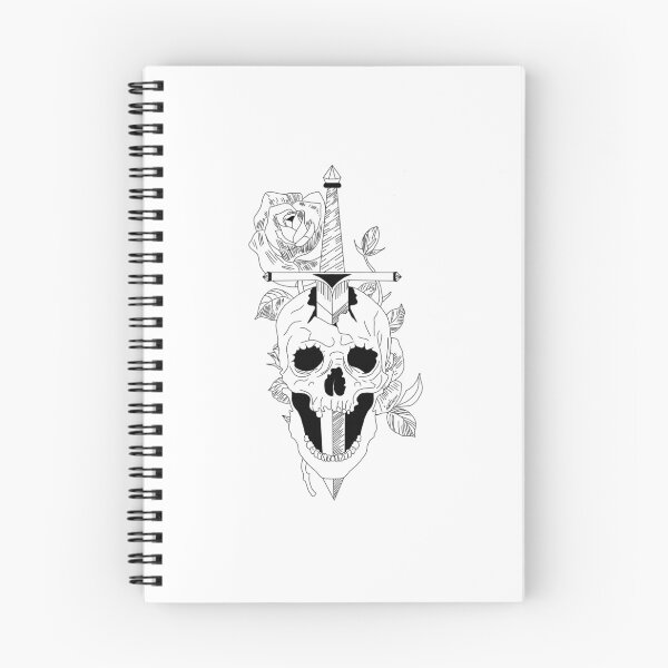 Item preview, skull with sword designed and sold by j-albuquerque.