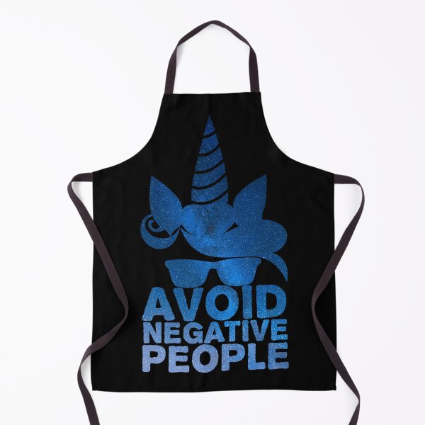 Item preview, Avoid Negative People - Magical Unicorn with Glasses designed and sold by hyggekrog.