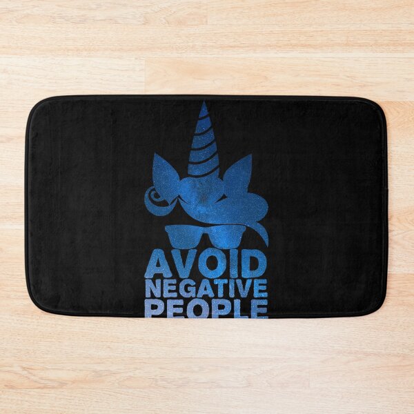 Item preview, Avoid Negative People - Magical Unicorn with Glasses designed and sold by hyggekrog.