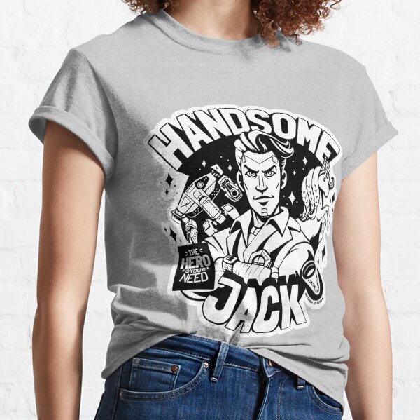 Item preview, Handsome Jack is the Hero you Need, Borderlands fan art designed and sold by warmfuzzylogic.