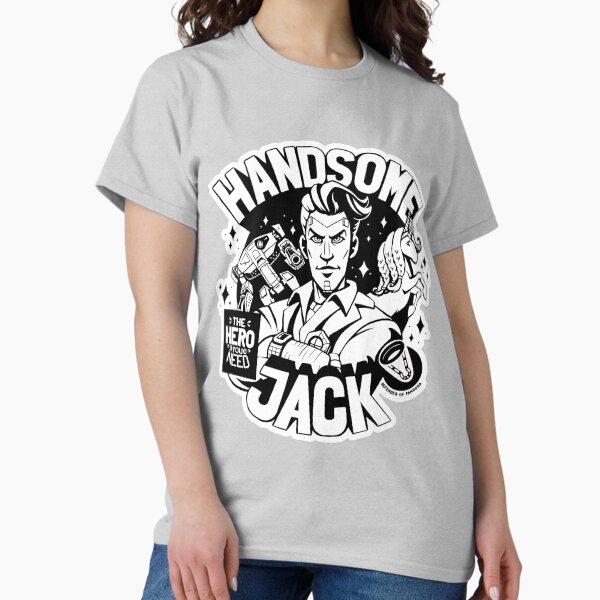 Item preview, Handsome Jack is the Hero you Need, Borderlands fan art designed and sold by warmfuzzylogic.