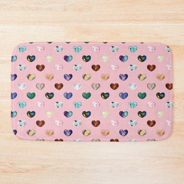 Item preview, Crystal Heart Repeat Pattern and Stickers: Pink designed and sold by Fleurescience.