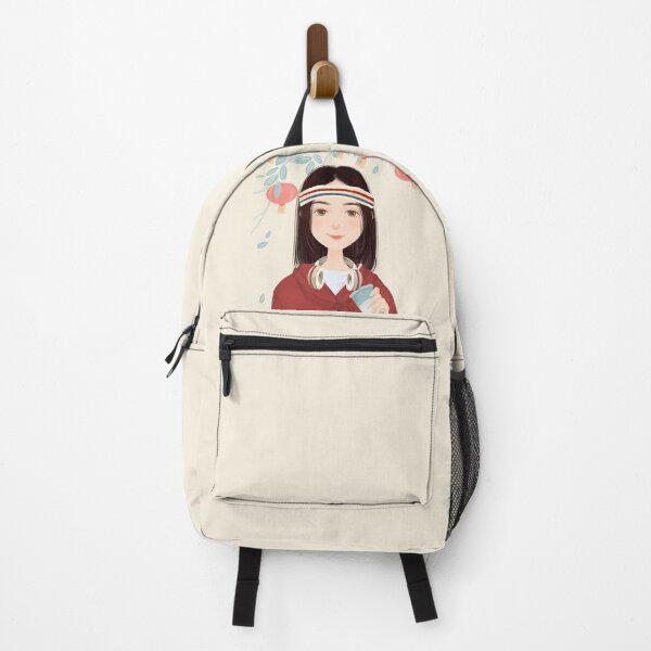 Item preview, Beautiful drawing of sports girl having a soft drink and with hearing aids designed and sold by chicsignzodiac.
