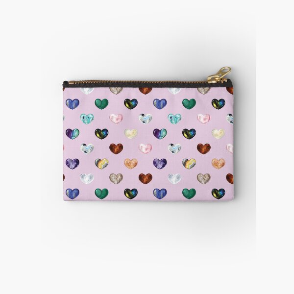 Item preview, Crystal Heart Repeat Pattern and Stickers: Purple designed and sold by Fleurescience.