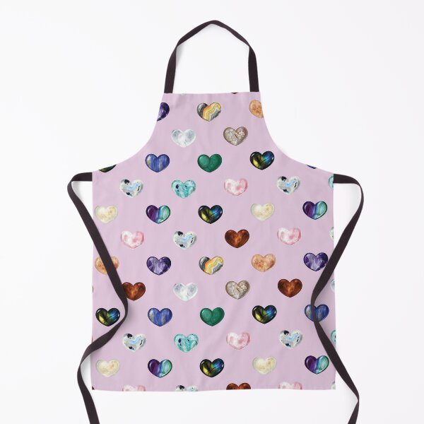 Item preview, Crystal Heart Repeat Pattern and Stickers: Purple designed and sold by Fleurescience.