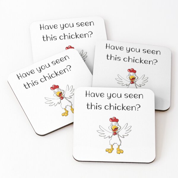 Item preview, Have You Seen This Chicken designed and sold by SportyDogShop.