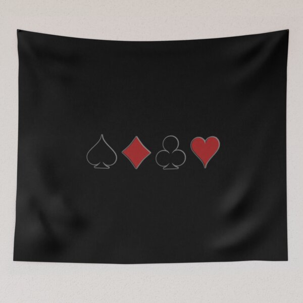 Item preview, Playing Cards Suits, Spades, Clubs, Hearts, Diamonds (2021-3-CARDS-3) designed and sold by NY-Prints-USA.