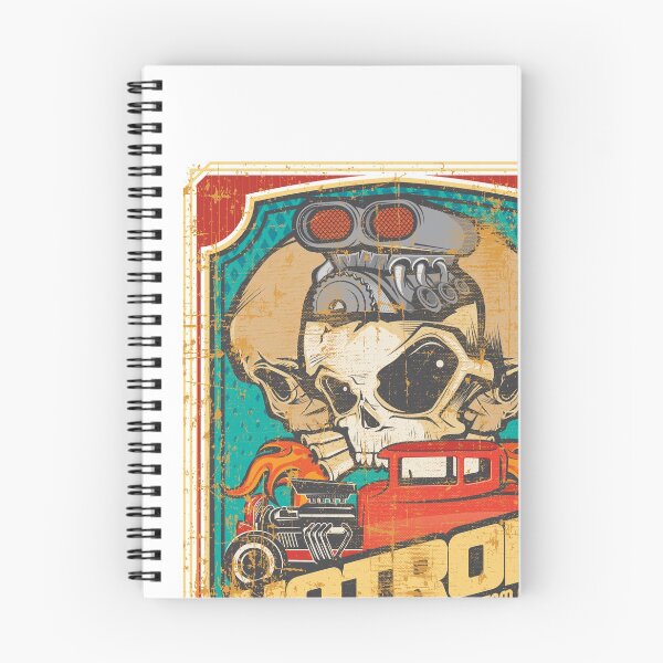 Item preview, Hot rod custom classic car and skulls designed and sold by TJHTTAUTOARTS.