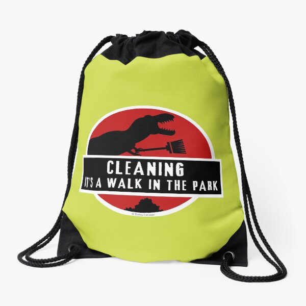 Item preview, Walk In The Park Dinosaur Broom Fun Cleaning Lady Gifts designed and sold by SavvyCleaner.
