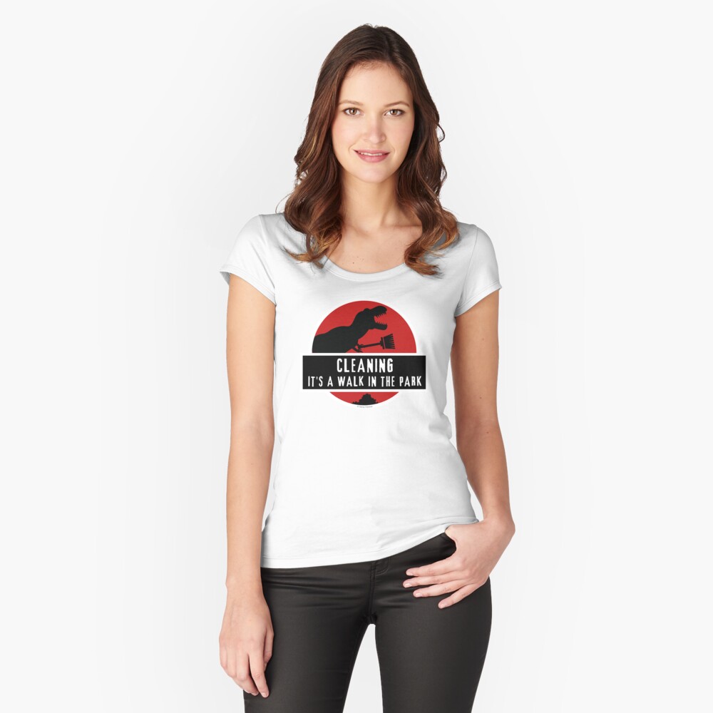 Item preview, Fitted Scoop T-Shirt designed and sold by SavvyCleaner.