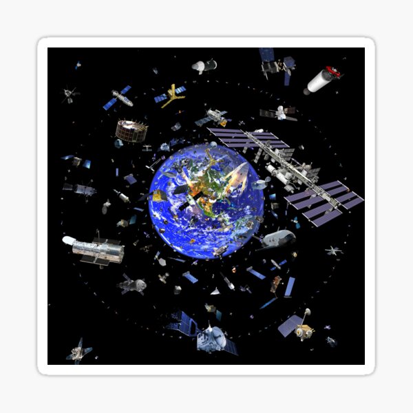 Space Junk Sticker