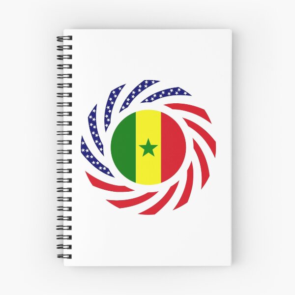 Item preview, Senegalese American Multinational Patriot Flag Series designed and sold by Carbon-Fibre Media.