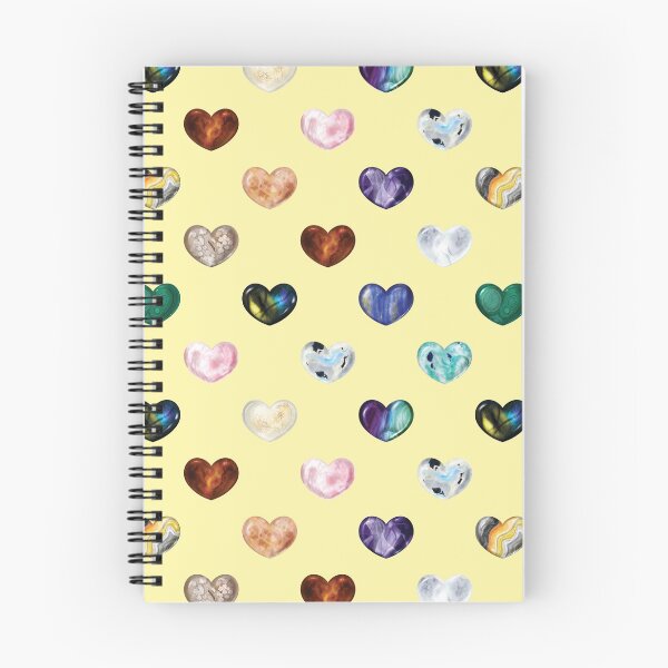 Item preview, Crystal Heart Repeat Pattern and Stickers: Yellow designed and sold by Fleurescience.