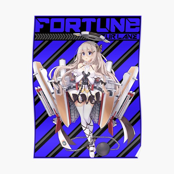 AZUR LANE FORTUNE Poster For Sale By VotreVPX Redbubble