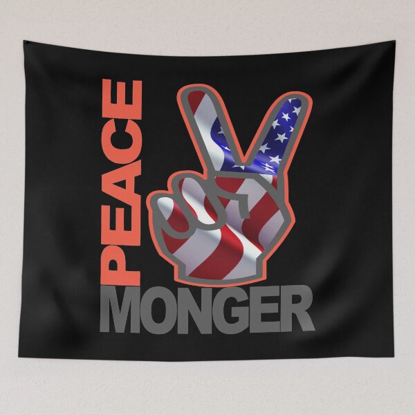 Item preview, Peace Monger Peace Sign Anti Wars, Pro Peace  designed and sold by CharJens.