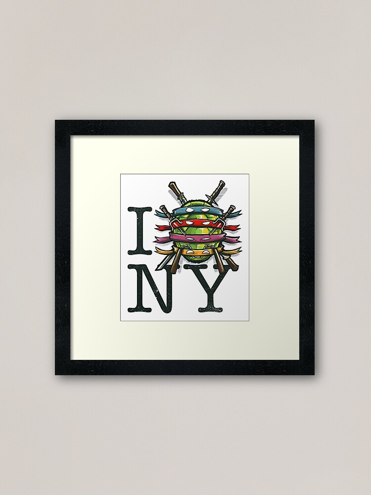 Alternate view of I (Turtle) NY Framed Art Print