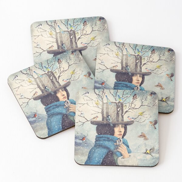 Item preview, The Lady With the Bird Feeder Hat designed and sold by Paula Belle Flores.