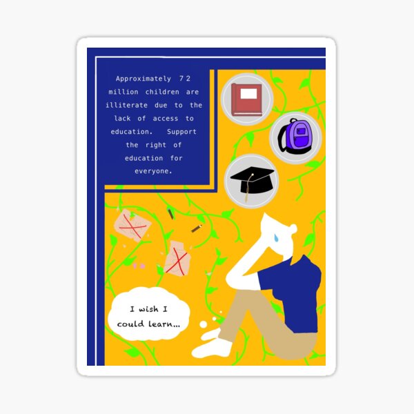 Educational Poster Sticker