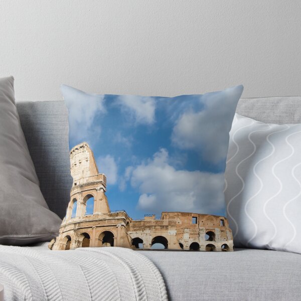 Item preview, Rome, Italy. Arches archictecture of Colosseum exterior with blue sky background and clouds. designed and sold by Paolo Modena Photography    -   Fine Italian Art.