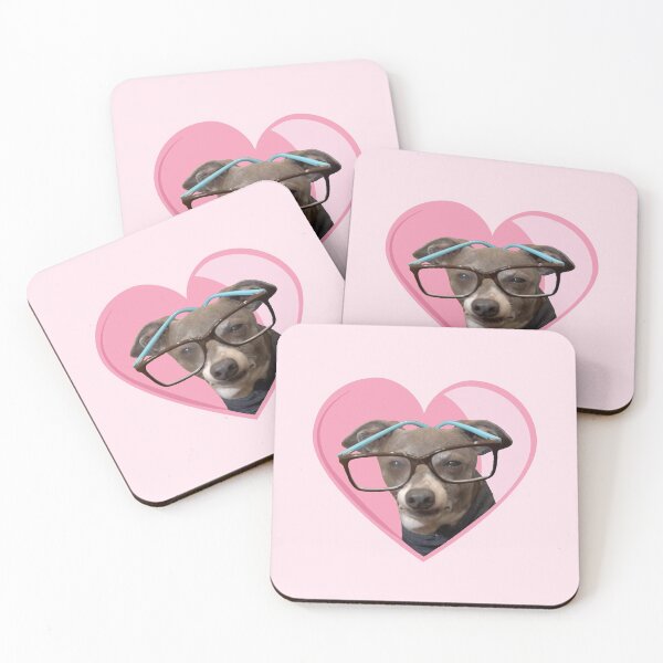 Item preview, Dog Stickers: Dog wearing specs designed and sold by Memiefy.