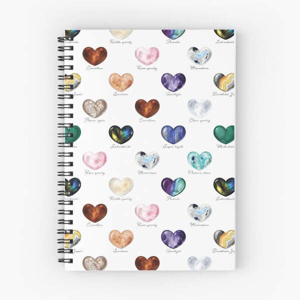 Item preview, Crystal Heart Repeat Pattern and Stickers (with names): White designed and sold by Fleurescience.