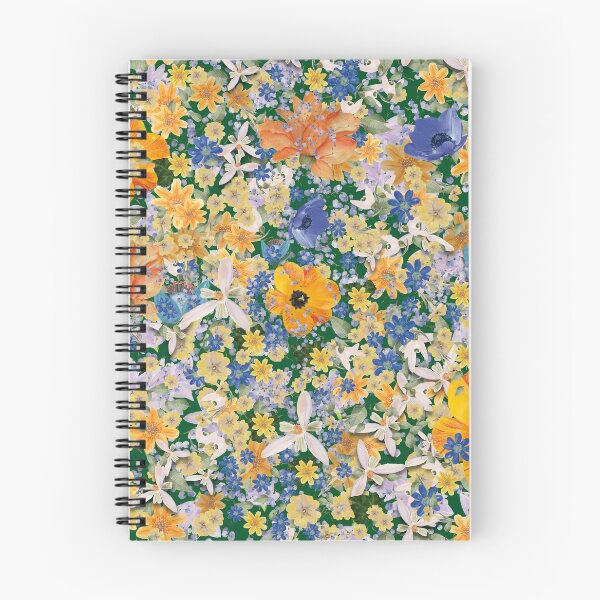 Item preview, yellow and blue flowers designed and sold by Relindis.