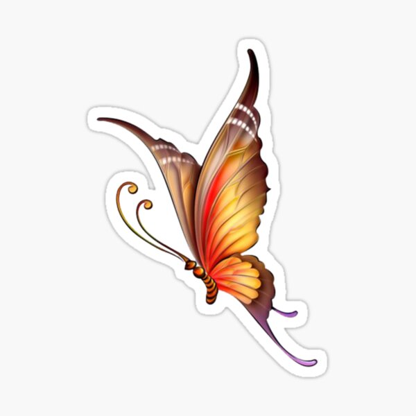 Spring butterfly Sticker