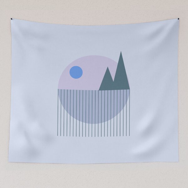 Item preview, Azure Geometric Island designed and sold by THEE24.
