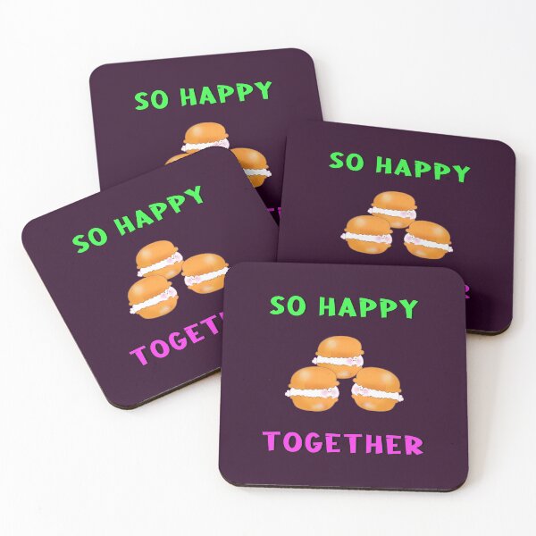 Item preview, SO HAPPY TOGETHER , CUTE MACAROONS WITH RABBITS  designed and sold by Warenae.