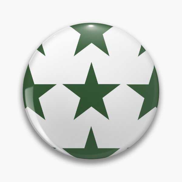 Item preview, Large PINE GREEN and WHITE STARS  designed and sold by RachelMacht.
