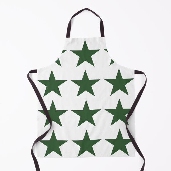 Item preview, Large PINE GREEN and WHITE STARS designed and sold by RachelMacht.