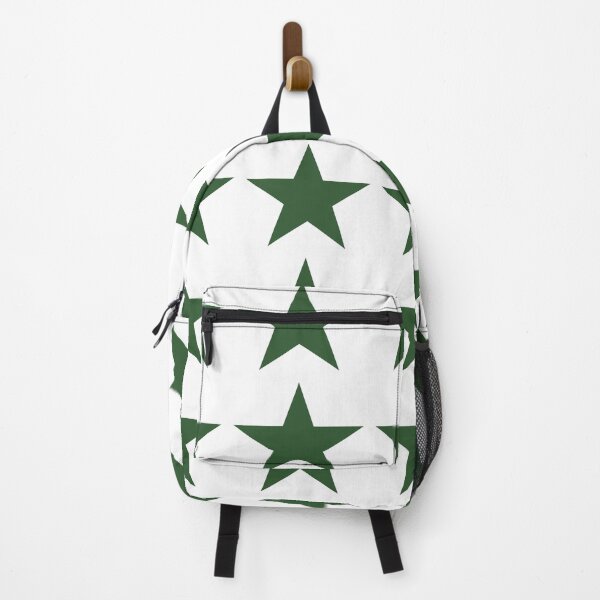Item preview, Large PINE GREEN and WHITE STARS  designed and sold by RachelMacht.