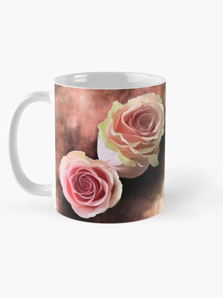 Thumbnail 5 of 6, Coffee Mug, Rustic Roses designed and sold by Kcinnik.