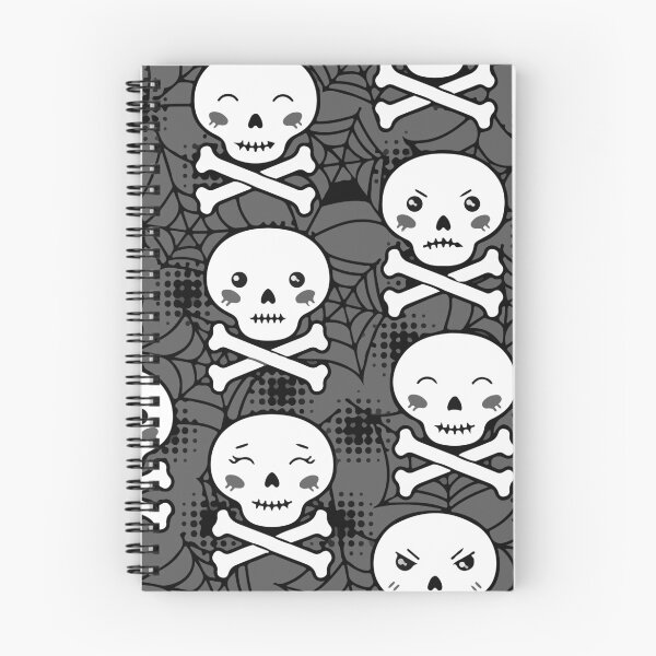 Item preview, Seamless pattern with funny skulls designed and sold by yellowideas.