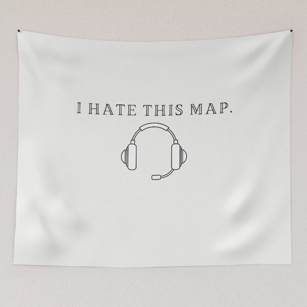 Item preview, I HATE THIS MAP. designed and sold by walidsam07.