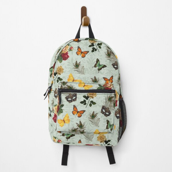 Artikelvorschau, Retro Blumen-, Feder- und Schmetterlingsmusterdesign entworfen und verkauft von KatiaKovan.