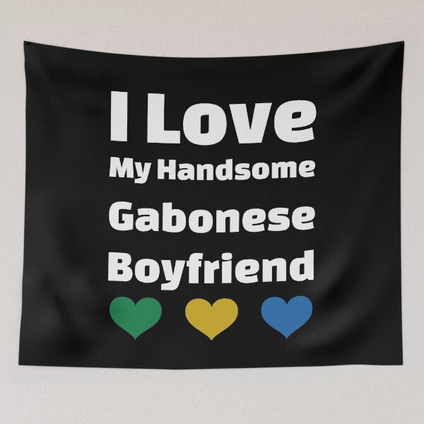 Item preview, I Love My Beautiful Gabonese Girlfriend - Gabon Girlfriend designed and sold by DiceNLDesigns.