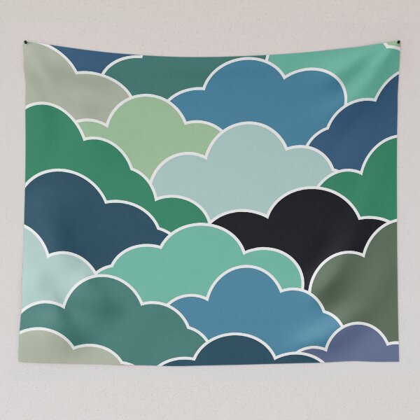 Item preview, Colorful clouds designed and sold by BattaAnastasia.