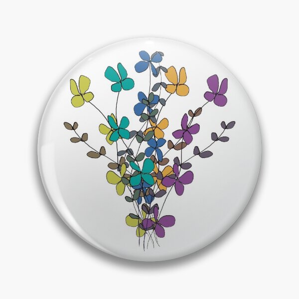 Item preview, Spring Flowers Stickers and Tshirt designed and sold by Bubbly Boo.