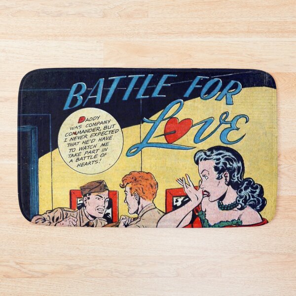 Item preview, Battle For Love! 1950s romance comic panel designed and sold by MintGubbins.