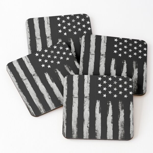 Item preview, Gray American flag designed and sold by AlexGolyakov.