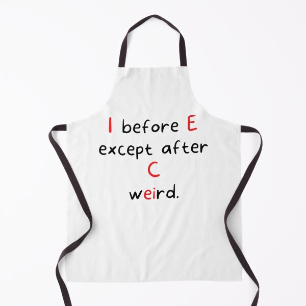 Item preview, I before E - Funny English Teacher designed and sold by razvigod.