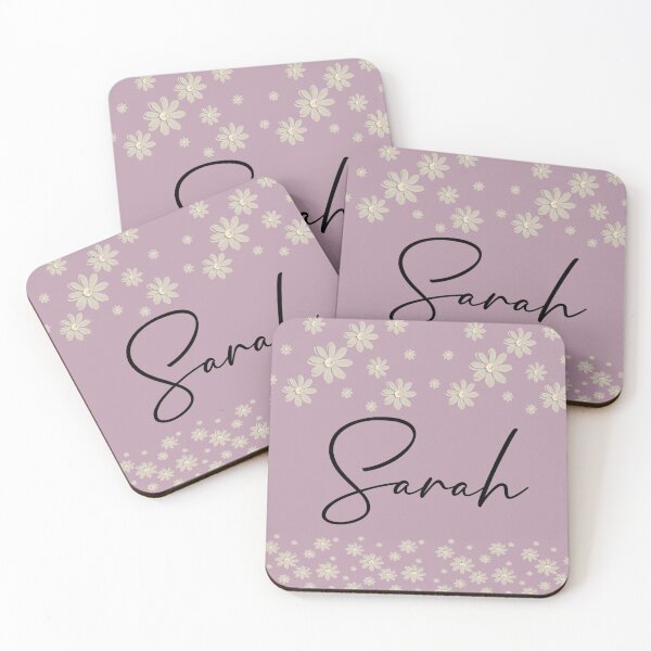 Item preview, Sarah name daisies flowers  designed and sold by karimaK-71.