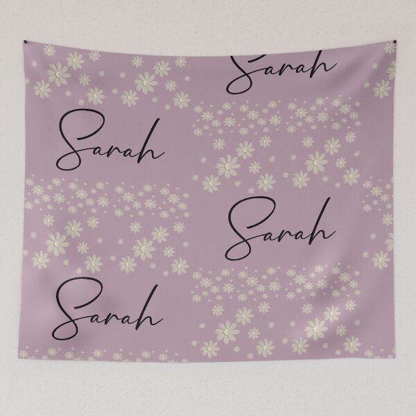 Item preview, Sarah name daisies flowers  designed and sold by karimaK-71.