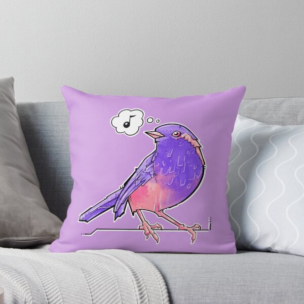 Item preview, purple and pink songbird designed and sold by weilertsen.