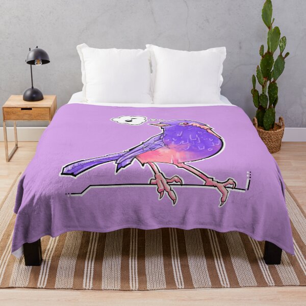 Item preview, purple and pink songbird designed and sold by weilertsen.
