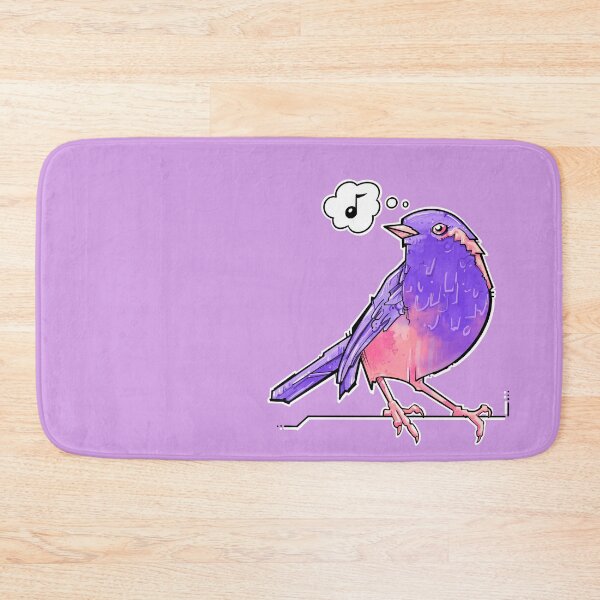 Item preview, purple and pink songbird designed and sold by weilertsen.