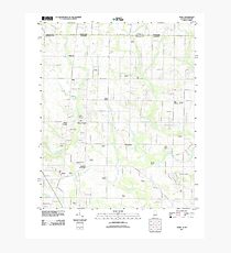 USGS TOPO Map Alabama AL Toney 20111012 TM Photographic Print