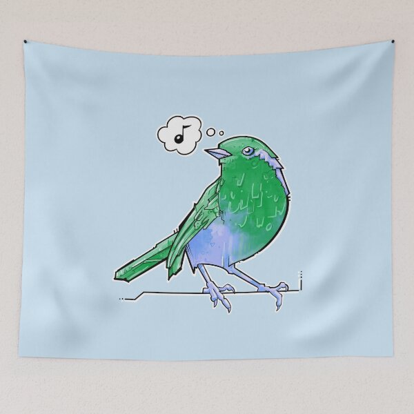 Item preview, chubby bird singing  designed and sold by weilertsen.