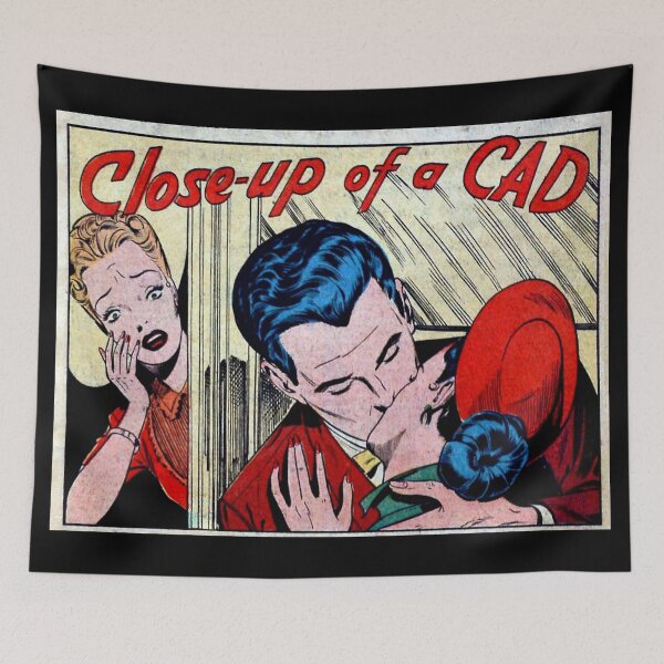 Item preview, Close Up of a Cad! 1950s romance comic panel designed and sold by MintGubbins.